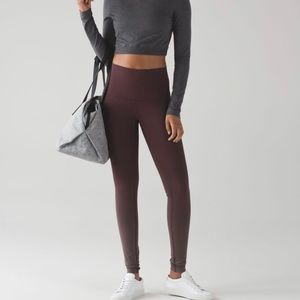 Lululemon wunder under high rise leggings size 10